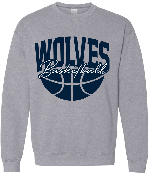 Wolves Basketball Crewneck