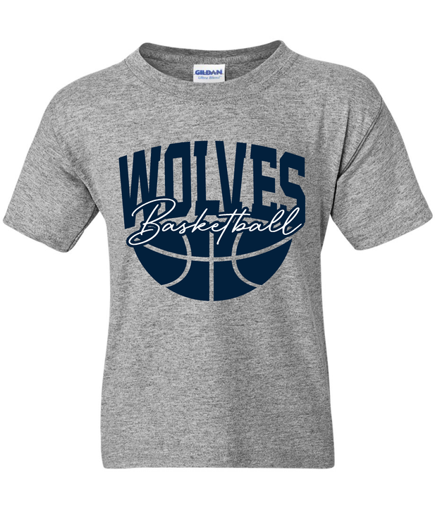 Wolves Basketball Youth Tee