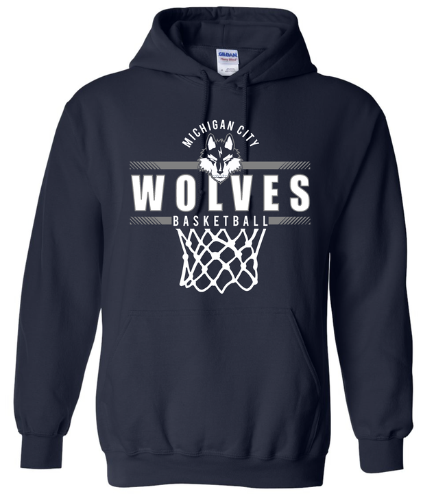 MC Wolves Basketball Team Hoodie