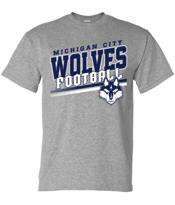 MC Wolves Football Mascot Tee