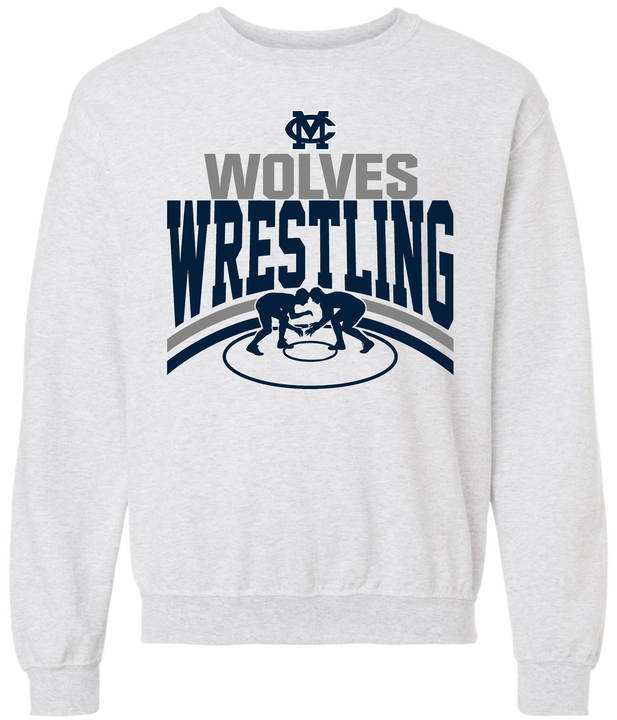 Wolves Wrestling Crewneck