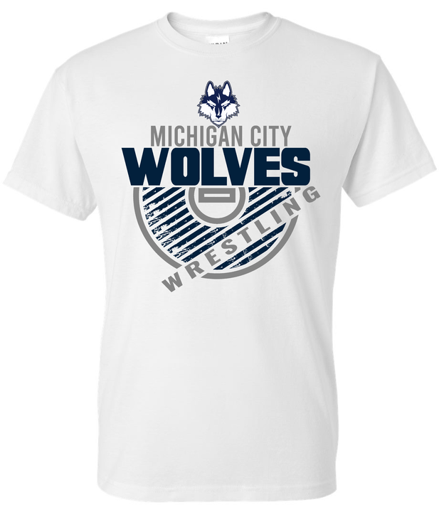 Wolves Wrestling Mat Tee