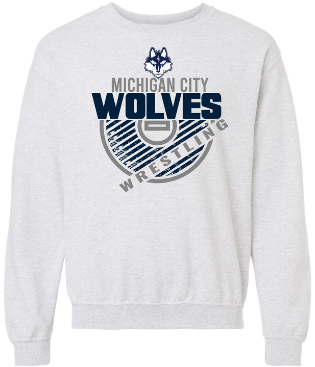 Wolves Wrestling Mat Crewneck