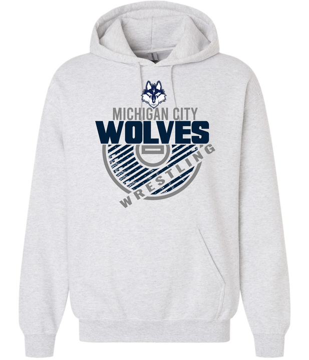 Wolves Wrestling Mat Hoodie