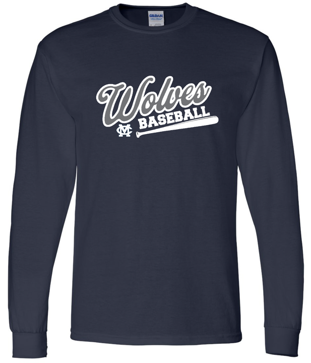 Wolves Baseball Bat Long Sleeve
