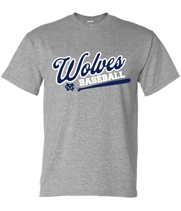 Wolves Baseball Bat Tee