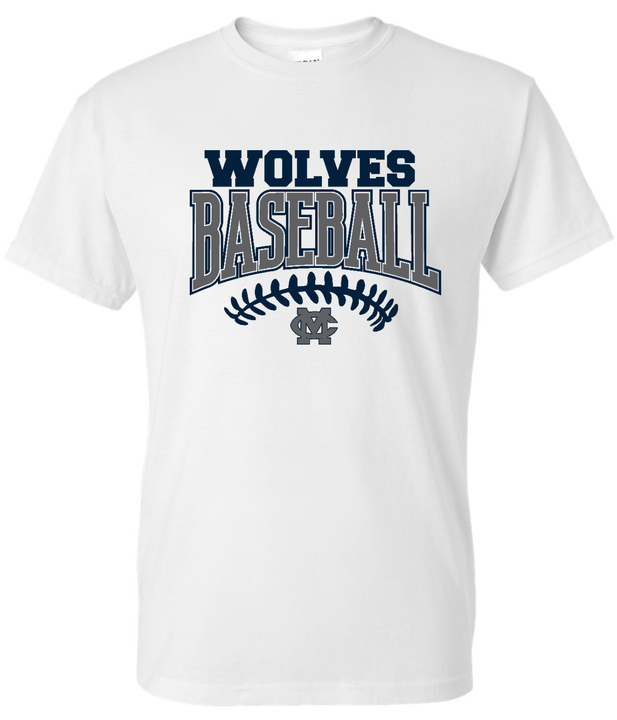 Wolves Baseball Stitches Tee