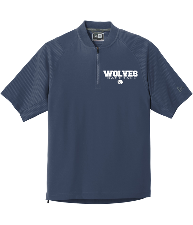 Wolves Baseball Cage Short Sleeve 1/4-Zip Jacket