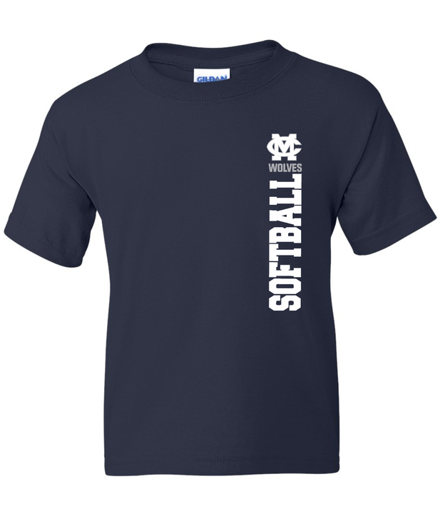 Wolves Softball Pride Youth Tee