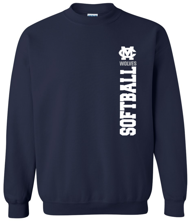 Wolves Softball Pride Crewneck