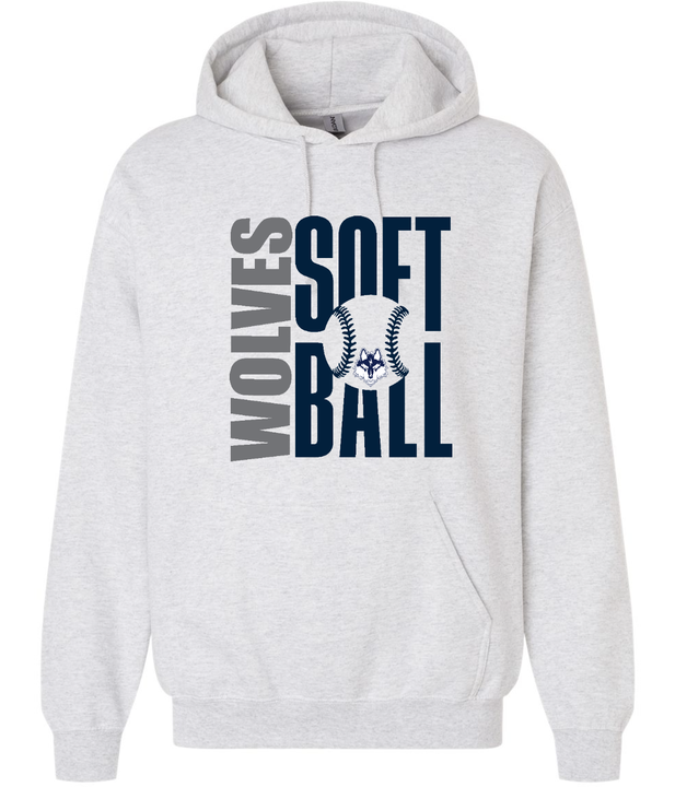 Wolves Softball Fan Hoodie