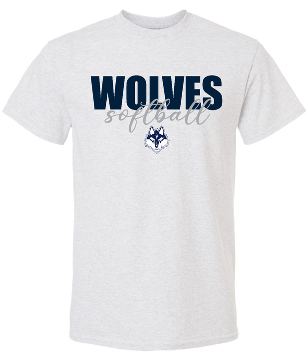 Wolves Softball Mascot Tee