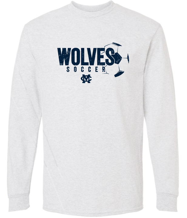 Wolves Soccer Fan Long Sleeve