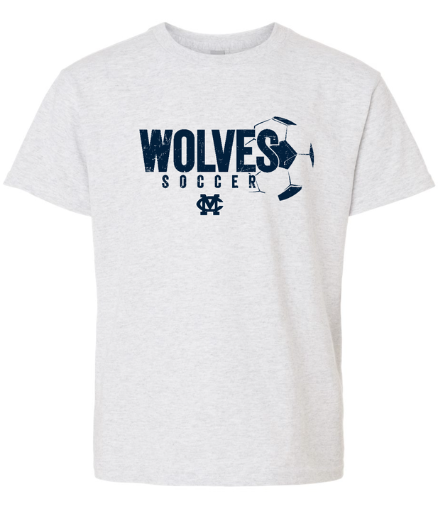 Wolves Soccer Fan Youth Tee