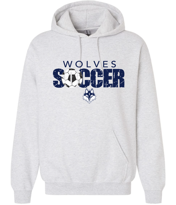 Wolves Soccer Silhouette Hoodie